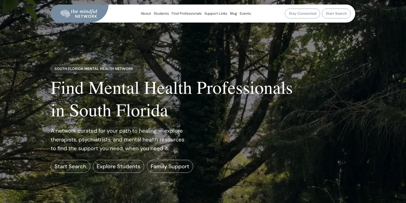 The Mindful Network therapist directory